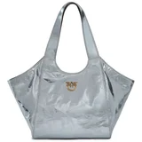 Ročne torbice TOTE MINI BAG USED META Srebrna