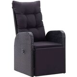 vidaXL 9-dijelni vrtni blagovaonski set s jastucima crni od poliratana | shoptok.hr