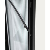 Kave Home Črna jeklena vitrina 70x143x41 cm Trixie – | Shoptok.si
