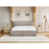 Bobochic Paris Bež tapecirani bračni krevet s prostorom za odlaganje s podnicom 180x200 cm Jade – | shoptok.hr