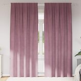  Zavjese za zamračivanje 2 pcs Tamno ružičasta 140 x 245 cm | shoptok.hr