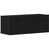 TV ormar Zidne Crni hrast 80 x 30 x 30 cm Konstruirano drvo | Eponuda.com