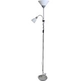 Blitz Podna lampa E27 100 W + E14 40 W Robin srebrna | shoptok.hr