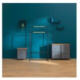 Five zidna polica kocka 3 kom 15x9x15, 20x9x20, 25x9x25cm mdf crna ( 138956a ) | ePonuda.com