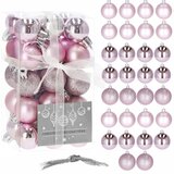  Kuglice za Božićno Drvce 3 cm 30 kom. Roze | shoptok.hr