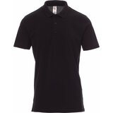 PAYPER Polo majica kratkih rukava ROME, 100% pamuk, crne boje XXL Cene