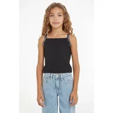 Calvin Klein Jeans Otroški top črna barva