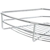  Žičana košara s 2 razine srebrna 180° 75 x 38 x 80 cm | shoptok.hr