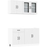  Set kuhinjskih ormarića od 4 dijela "Lucca" od bijelog inženjerskog drva | shoptok.hr