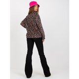 Fashion Hunters Black velvet blouse with flowers from RUE PARIS | Shoptok.si