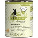  Varčno pakiranje catz finefood Ragout 24 x 380 g - Št.605 Losos in divja raca | shoptok.hr