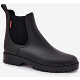 Boto Low Women's Rain Boots Matte Black Birella | Shoptok.si