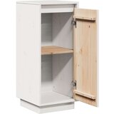  Komoda 2 kosa bela 31,5x34x75 cm trdna borovina, (20656156) | Shoptok.si