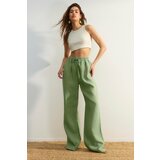 Trendyol Jeans - Green - Wide leg Cene