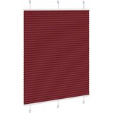  Plisirana zavjesa Bordo crvena 110x100 cm Širina tkanine 109,4 cm Poliester | shoptok.hr