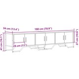 TV ormarić siva boja hrasta 180x34x41 cm konstruirano drvo | shoptok.hr
