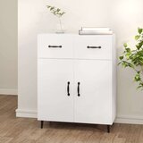  Komoda bela 69,5x34x90 cm inženirski les, (20654314) | Shoptok.si
