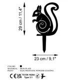 WALLXPERT Dekorativna figura Vjeverica 01, 44x23 cm, 1,5 mm | Eponuda.ba