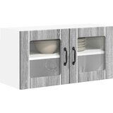  Zidni stakleni ormarić LUCCA Siva sonoma 80 x 31 x 40 cm | Eponuda.ba