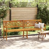 vidaXL Vrtna klupa 220x56x90 cm Čvrsto drvo akacije | shoptok.hr