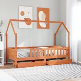Maison Chic Otroška postelja - Otroški ležaj - Otroški posteljni okvir s predali 80x200 cm trdna borovina, (21698295) | Shoptok.si