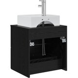  Umivaonik s policom Crni hrast 49,5 x 41 x 62,5 cm | shoptok.hr