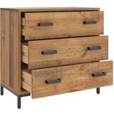 vidaXL Predalnik 75x35x70 cm trdna reciklirana borovina | Shoptok.si