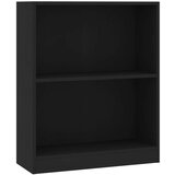 vidaXL Polica za knjige crna 60 x 24 x 74,5 cm od konstruiranog drva | shoptok.hr