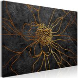  Slika - Flower in Gold (1 Part) Wide 120x80 Cijene