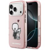  maska karl lagerfeld karl & choupette back magsafe za iphone 17 pro roza | Eponuda.com