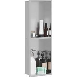  Ničica za tuš Srebrno 60 x 20 x 9,5 cm Nehrđajući čelik | Shoptok.si