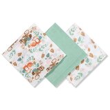 BabyOno Super Soft Mint tetra plenica iz muslina za pod glavo 70x70 cm 3 kos | Shoptok.si