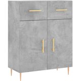  Visoka komoda siva betona 69,5x34x180 cm od konstruiranog drva | shoptok.hr