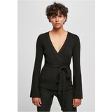 UC Ladies Ladies Rib Knit Wrapped Cardigan black | Shoptok.si