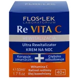 FlosLek Laboratorium Re Vita C 40+ intenzivna nočna krema za revitalizacijo kože 50 ml