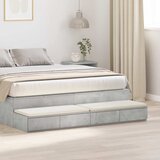 Ladice za krevet s ladicama Betonski sivi 160 x 36,5 x 16,5 cm | shoptok.hr