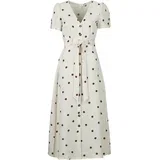 VMJOAN S/S 7/8 SHIRT DRESS Bež