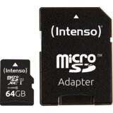 Intenso Micro SDHC/SDXC kartica 64GB Class 10, UHS-I +adapter, Pro - MicroSD 64GB Class10 UHS-I Pro | Shoptok.si