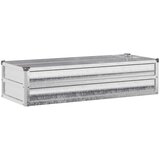  Povišeni vrtni krevet Srebrna 100 x 40 x 24 cm cinkani | shoptok.hr