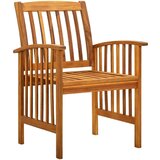  3058092 7 Piece Garden Dining Set with Cushions Solid Acacia Wood (45963+2x312131) | shoptok.hr