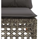  Kutna vrtna sofa od poliratana s jastucima siva | Eponuda.com