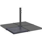  Uteg za suncobran crni granitni četvrtasti 25 kg | shoptok.hr