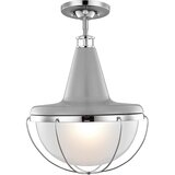 Elstead Lighting Elstead 1 viseča svetilka za strop, polirani nikelj, siva, E27, (22098388) | Shoptok.si