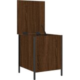  Klupa za pohranu boja smeđeg hrasta 40x42,5x50 cm drvena | shoptok.hr
