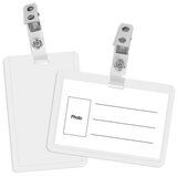 Forpus Identifikacijska kartica s clip sponko 90 x 55 mm, horizontalna | Shoptok.si