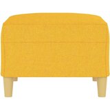  Stolček za noge svetlo rumen 70x55x41 cm blago, (20983966) | Shoptok.si