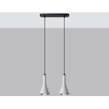  Sollux SL.1224 - Luster na sajli REA 2xE14/12W/230V beton | Eponuda.com