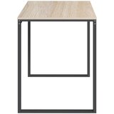  Stol za računalo crni i boja hrasta 110 x 60 x 73 cm od iverice | shoptok.hr