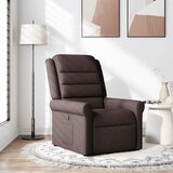 Naslonjač od tkanine tamnosmeđi | shoptok.hr