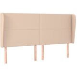  Uzglavlje s ušima boja cappuccina 203x23x118/128cm umjetna koža | shoptok.hr